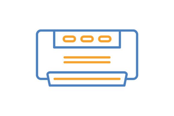 Air Conditioner Blue Orange Line Icon: A Versatile Asset for Modern Digital Projects