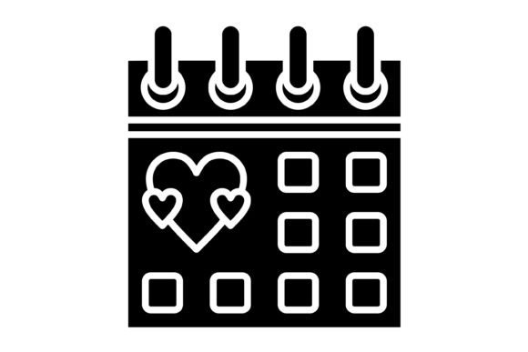 Calendar Glyph Icon: A Simple Visual Cue for Schedules, Events, and Time