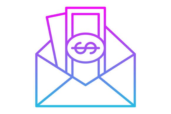 Evaluating the Salary Line Gradient Icon Set for Professional Use