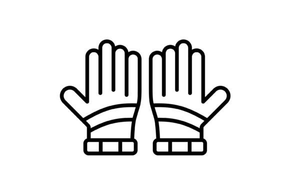 Gloves Outline Icon: A Versatile Visual for Any Project