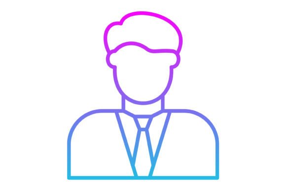 Streamlining Visual Communication with the Accountant Line Gradient Icon