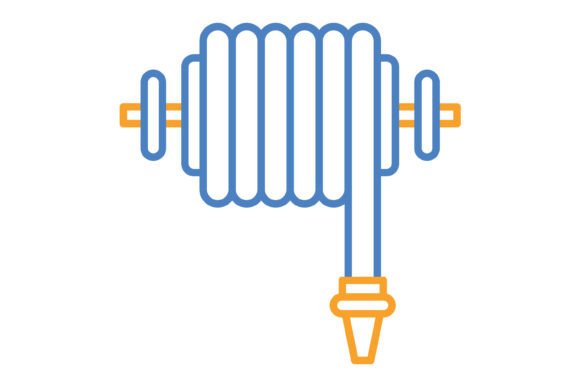 Streamlining Your Visuals with the Hose Blue Orange Line Icon Set
