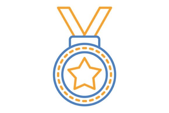 Streamlining Your Workflow with the Medal Blue Orange Line Icon Set