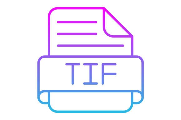 Streamlining Your Workflow with the Versatile Tif File Line Gradient Icon Collection