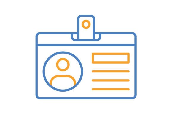 The Essential Role of ID Card Blue Orange Line Icons in Modern Digital Ecosystems