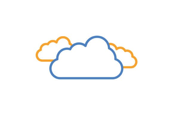 Visualizing the Atmosphere: The Technical and Aesthetic Value of Clouds Blue Orange Line Icon Sets